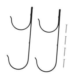 KONTONTY 2PCS Aluminum Alloy Telescopic Rod Hanger Fixed Hook for Swimming Pool Fences Durable Easy to Install Strong Load Capacity for Bath Towels Pool Accessories