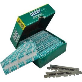 100 Derby Prossional Single Edge Razor Blades, 100 Pieces (Pack of 1)