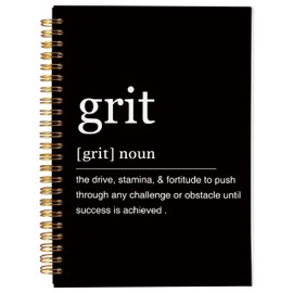 Ecezatik Inspirational Spiral Notebook,Inspirational Journal,Inspirational Journal for Women Men Writing,Grit Spiral Notebook 8.3×5.5 Inch