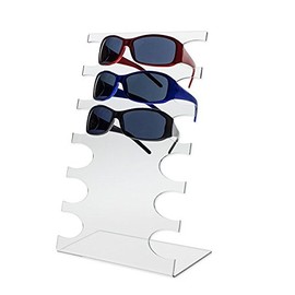 SOURCEONE.ORG Deluxe Tier Clear Acrylic Sunglasses Eyeglasses Display Stand Holder