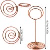 20Pcs Table Number Holders, BetterJonny 8.5cm Place Card Holders Rose