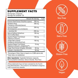 Wellthy Daily Thermogenic – Capsimax, Green Tea & L-Carnitine – Belly Thermogenic for Women – Natural Weight Loss, Craving Control & Energy Support, 60ct