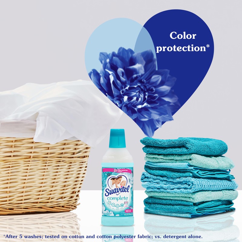 Suavitel Complete Fabric Conditioner, Waterfall Mist, 10.5 oz (Pack of