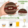 Coasters for Drinks with Holder Absorbent Set of 6 Decorative