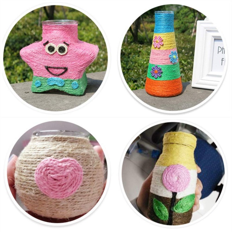 656Feet Jute Twine String for DIY and Gift Packing 2mm