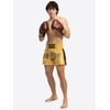BENLEE Rocky Marciano Goldy Pantaloni da Boxe, Oro/Nero, S Uomo