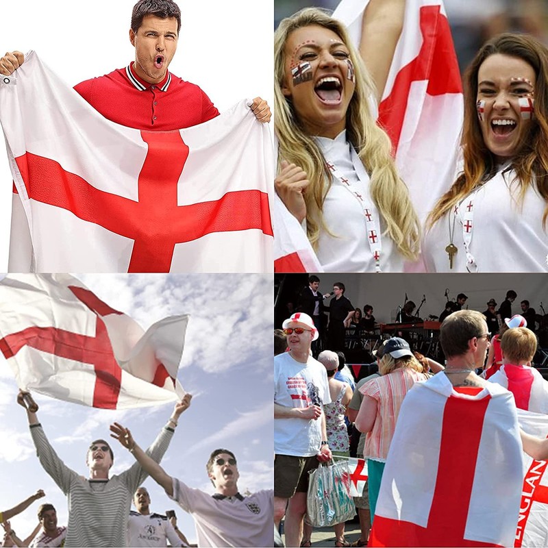 【Fly Breeze】Acbaeta 3 x 5 Foot England Flag, Quadruple Stitched