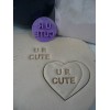 AJT U R CUTE CANDY HEART COOKIE STAMP EMBOSSER MADE