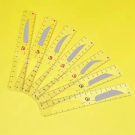 SS [에스에스_62]가이드 눈썹가이드 남자눈썹 여자눈썹 7종 SS_62 Eyebrow Guide for Men and Women, 7 Types [No.1／FREE]