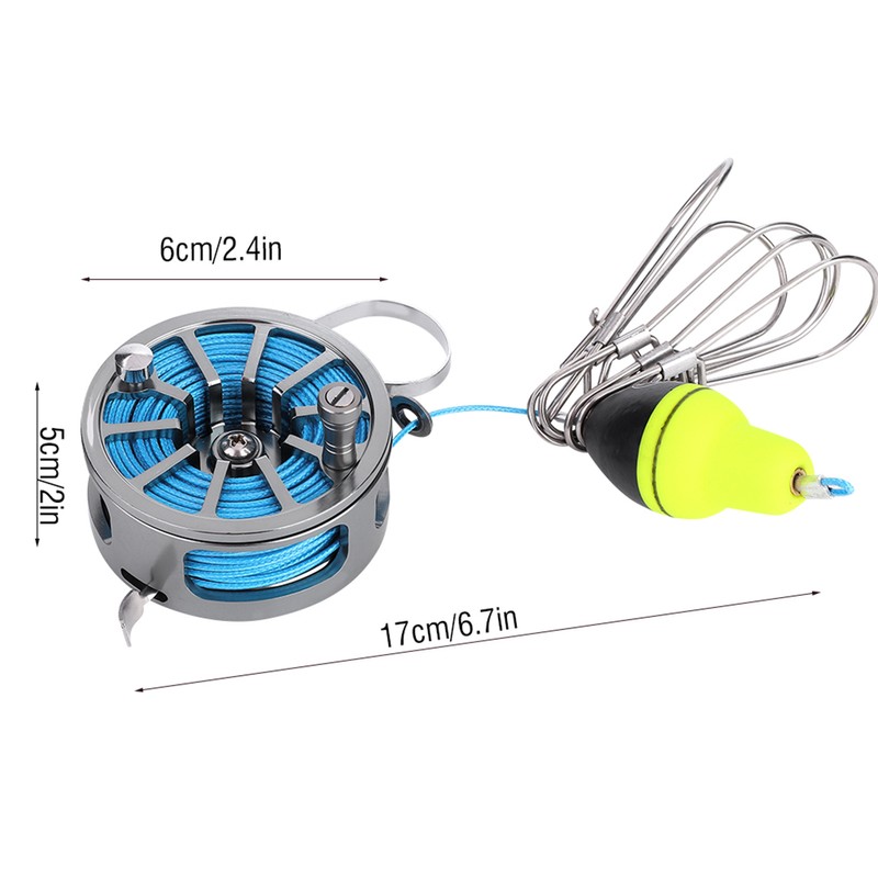 Fish Lock Buckles 6m 5 Locks Chain Stringer with Float