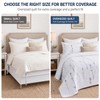 BOV Floral Quilt Set Queen Size 92x96, 100% Cotton Lightweight