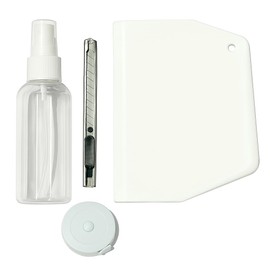 Ouxon Window Film Installation Tool Kit 4 Pcs – Spray Bottle, Utility Knife, Squeegee and Ruler for Glass Tinting and Privacy Film Application