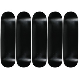 Moose 8.0" Blank Skateboard Deck Dipped Black 7-Ply Canadian Maple