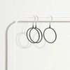 Alipis Scarf Ring Hangers Circle Hooks 10Pcs Belt Hanger Plastic