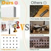 FZK Peg Board, 74PCS Metal Pegboard Wall Organizer Kit. Heavy
