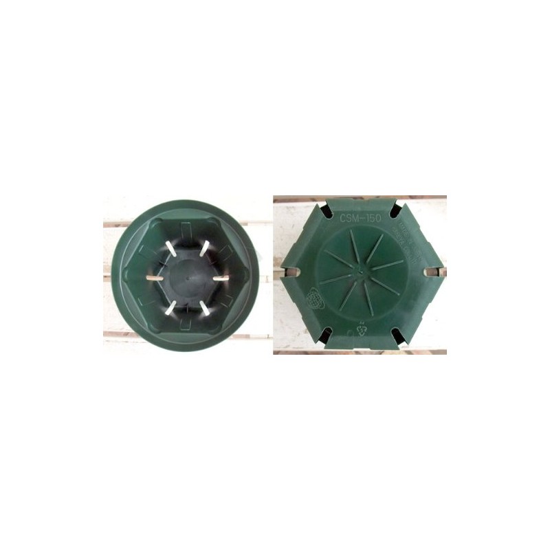 Outrageous Pot: No. 5 Moss Green, Set of 10 [Slit