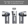 Kokone Shower Curtain Rod Bracket Set of 2 Adjustable 180°