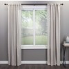 Decopolitan 1-Inch Urn Single Window Treatment Rod Set, 72 to