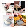 Bench Scraper for Baking, Food Scraper Stainless Steel Blade Dough