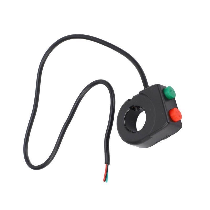12V Horn Head Light Black On Off Button Handlebar Switch