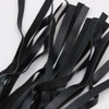 Namvo 2pcs Small Black Whip, Riding Crop Tassel Whip, Non-Slip