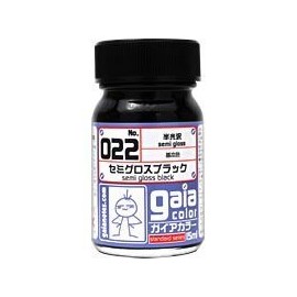 ガイアノーツ ガイアカラ- 15ml 022 セミグロスブラック