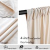 Champagne Backdrop Curtains Birthday Decorations - 4 Pcs 5ft x