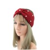 COLLBATH Knit Woolen Pearl Bowknot Headband for Women Winter Crochet