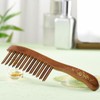 TAN MUJIANG Hair Comb Inserted Teeth Natural Wood Scalp Massage