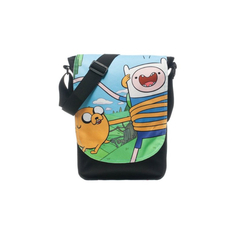 Meroncourt Adventure Time Finn and Jake Top Loader Messenger Bag