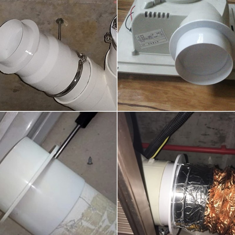 TiCoast Backwind Protection Damper for Pipe Connection, ABS Check Valve,