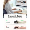 TechRise Ergonomic Mouse, 4800 DPI Wireless Vertical Mouse, 2.4G Optical