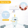 Stand Mixer Attachment Holders Compatible with Kitchenaid Mixer Accessories (White)