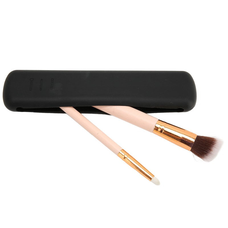 Travel Makeup Brush Holder Portable Fashion Soft Silicone Makeup Tools