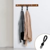 8 Pieces Black Towel Clips, Coat Clips, Bathroom Clips, Drying