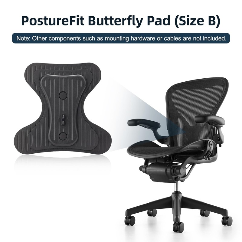 SINOLUXE Upgrade PostureFit Butterfly Pad, for Herman Miller Classic Aeron