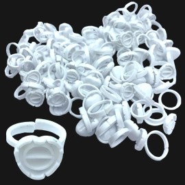 Wingstar 100 Anillos Para Pegamento Pestañas Mink Corazon A Elegir :