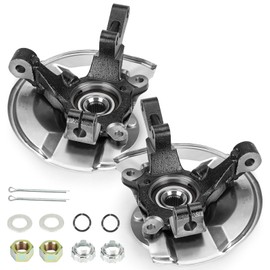 Front Steering Knuckle & Wheel Bearing Hub Assembly for Dodge Caliber 2007-2012, Jeep Compass 2007-2017, Patriot 2007-2017, 698-411 698-410 698411 698411, Left Side and Right Side