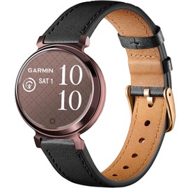 Issinlky Leather Band for Garmin Lily 2, 14 mm Business Band for Garmin Lily 2 Gentlemen Ladies