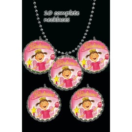 self Pinkalicious lot of 10 necklaces necklace party favors loot bag birthday