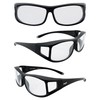 MotoFrames Sideshow Fit Over Glasses OTG Safety Motorcycle Glasses Matte