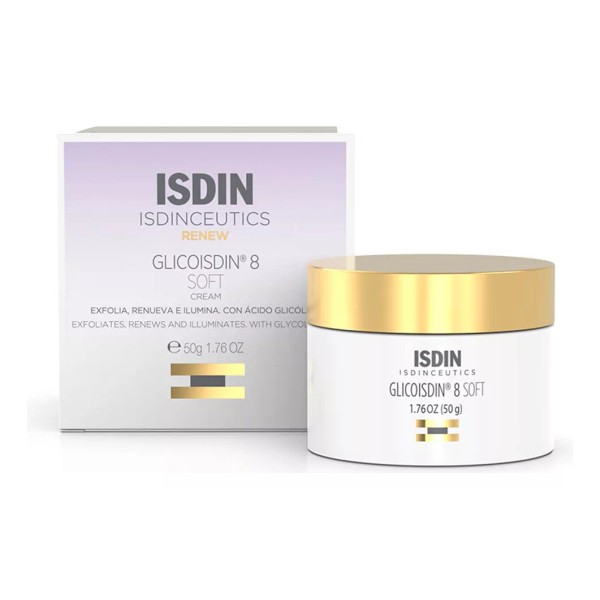 Isdinceutics Glicoisdin 8 Soft, Crema Facial Antiedad Con Ác