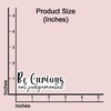(3pcs) Be Curious Not Judgemental Sticker Funny Sarcastic Water Bottle