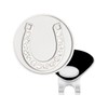 NAVIKA Silver Horseshoe Golf Ball Marker with Austrian Crystals |