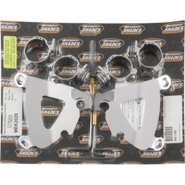 Memphis Shades Trigger-Lock Mounting Kit (Polished/Road Warrior Fairing) for 07-17 Harley FXDWG