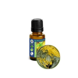 HIGH ALTITUDE NATURALS Mimosa Absolute Essential Oil (Acacia Dealbata) - Pure & Natural, Uncut, Undiluted - Therapeutic, Cosmetic, Aromatherapy, Perfumery - 15ml (1/2 oz)