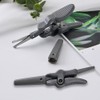 Ergonomic Nose Hair Scissors Set 4pcs for Eyebrows and Beard