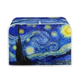 Talayituse Starry Night Toaster Cover 4 Slice Bread Toaster Oven Cover Washable Toaster Cover Kitchen Small Appliance Covers Bakeware Protector