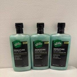 Irish Spring Lot Of 3 Irish Spring Signature for Men Hydrating Body Wash 15 oz. RARE