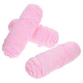 VILLFUL 3pcs Thick Crochet Yarn for DIY Handcrafting Replaceable Worsted Weight Knitting Material Durable and Yarn for Household Projects and Decoration